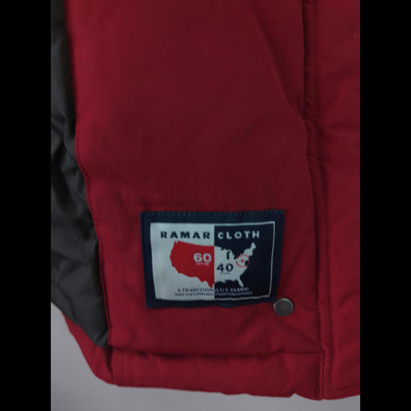 [SOLD] NWT WOOLRICH Womens Sz S Arctic Parka Duck Down Red Ramar Coyote Fur Hood - Picture 11 of 12